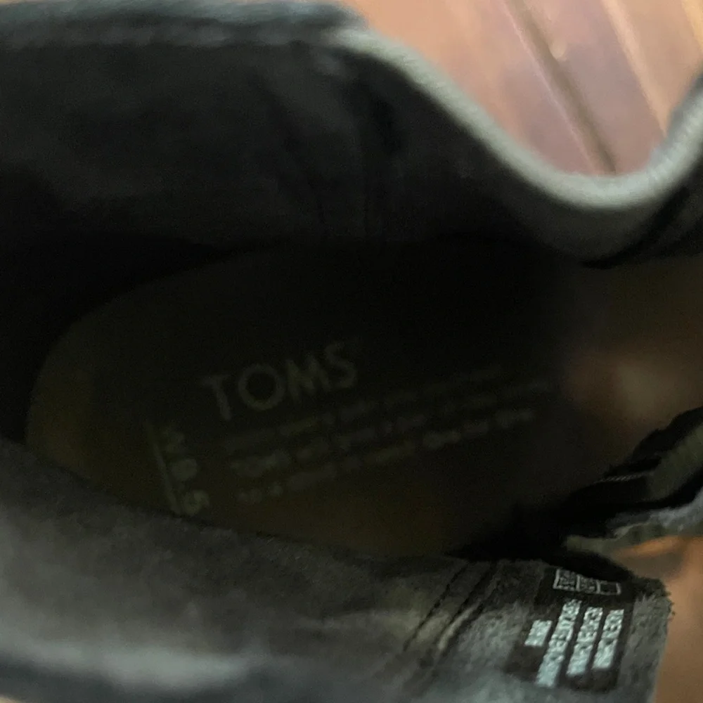 TOMS Women's Olive Green Perforated Heeled Boots - Picture 5 of 5